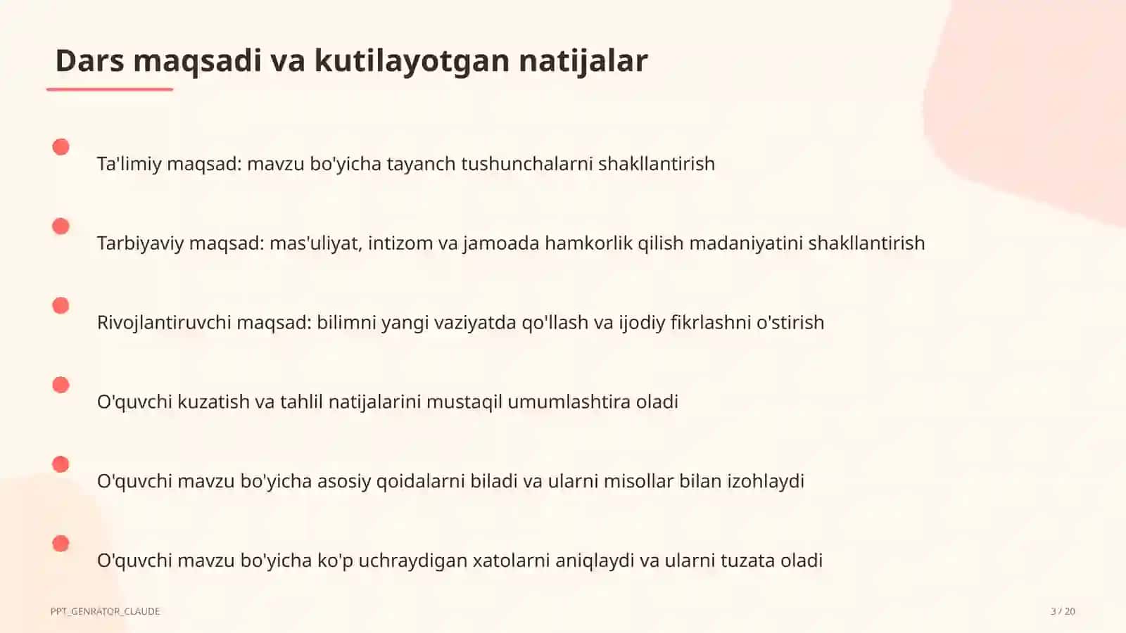 Interfaol metodlar: Klaster va Aqliy hujum 3