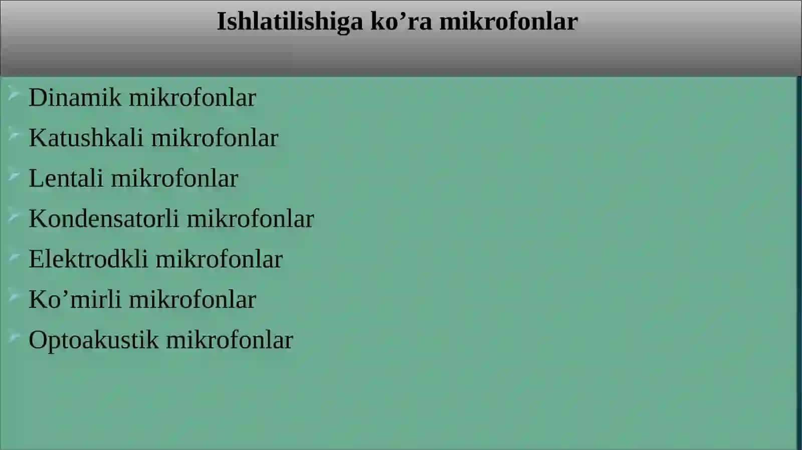 Mikrofonlar tarixi 3