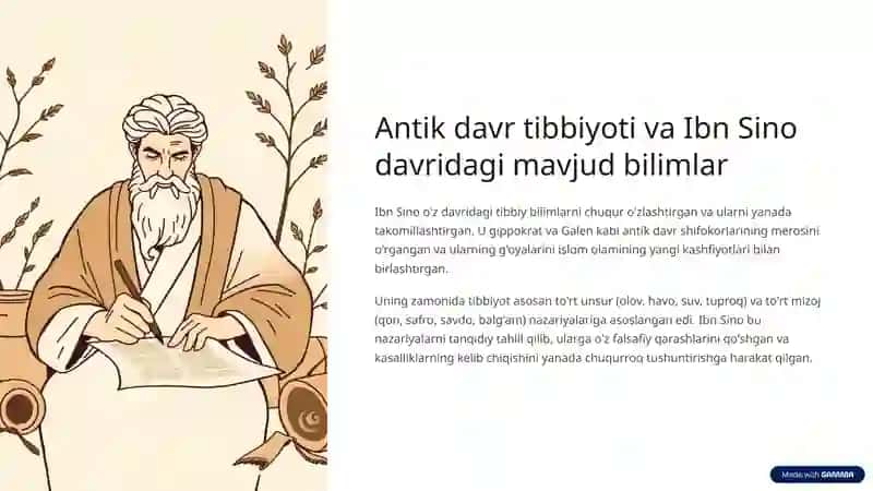 Ibn Sinoning kasalliklar kelib chiqishdagi falsafiy nazariyalari 3