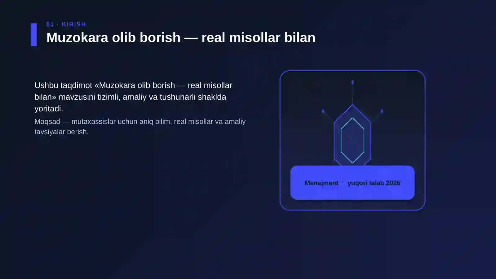 Muzokara olib borish — real misollar bilan 3
