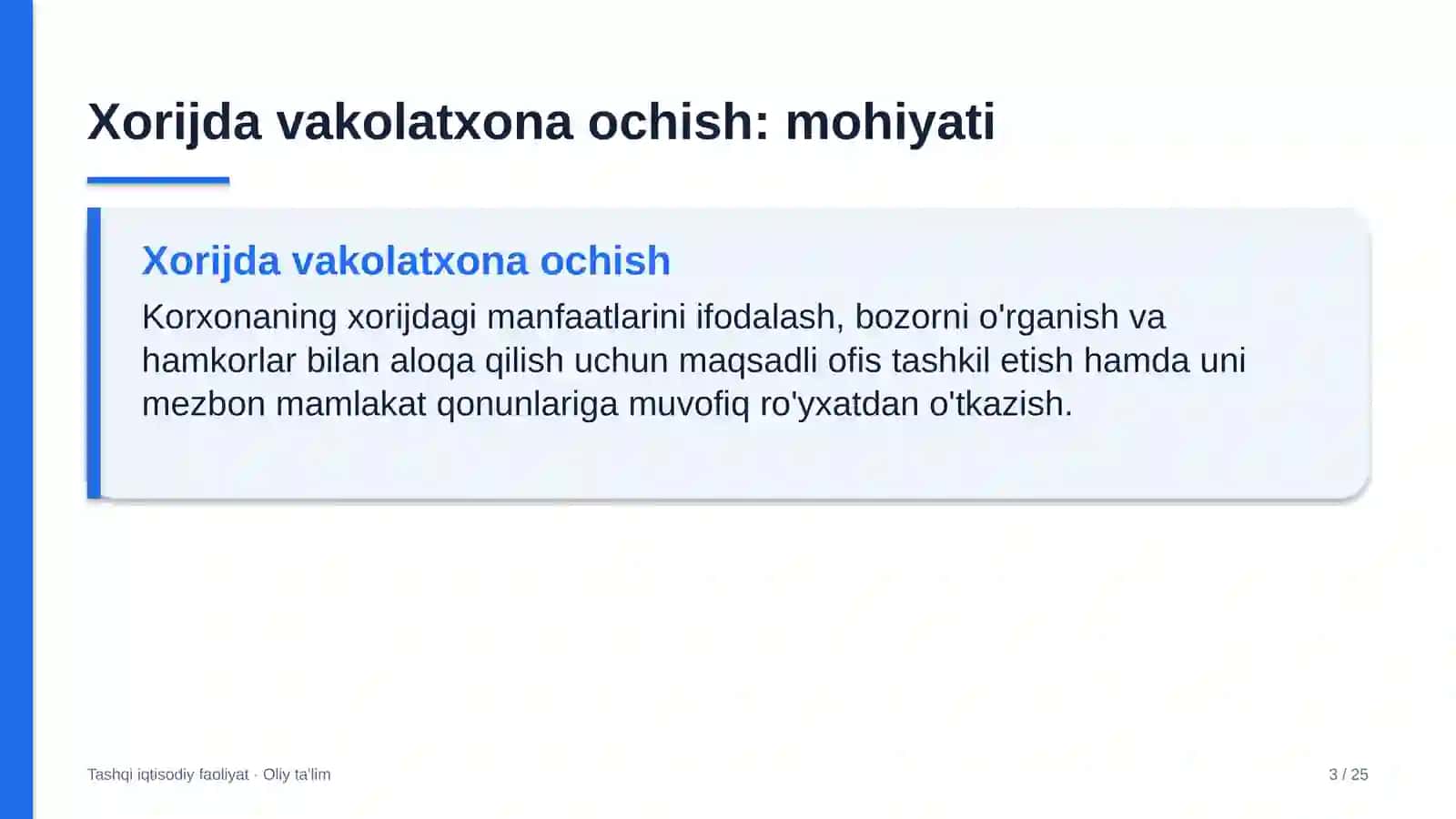 multimodal tashishda xorijda vakolatxona ochish 3984 3