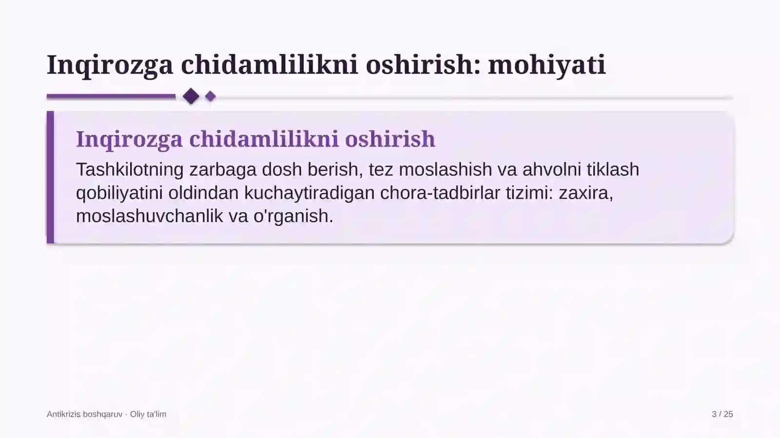 santexnika montaj ishlarida inqirozga chidamlilikni oshirish 7363 3