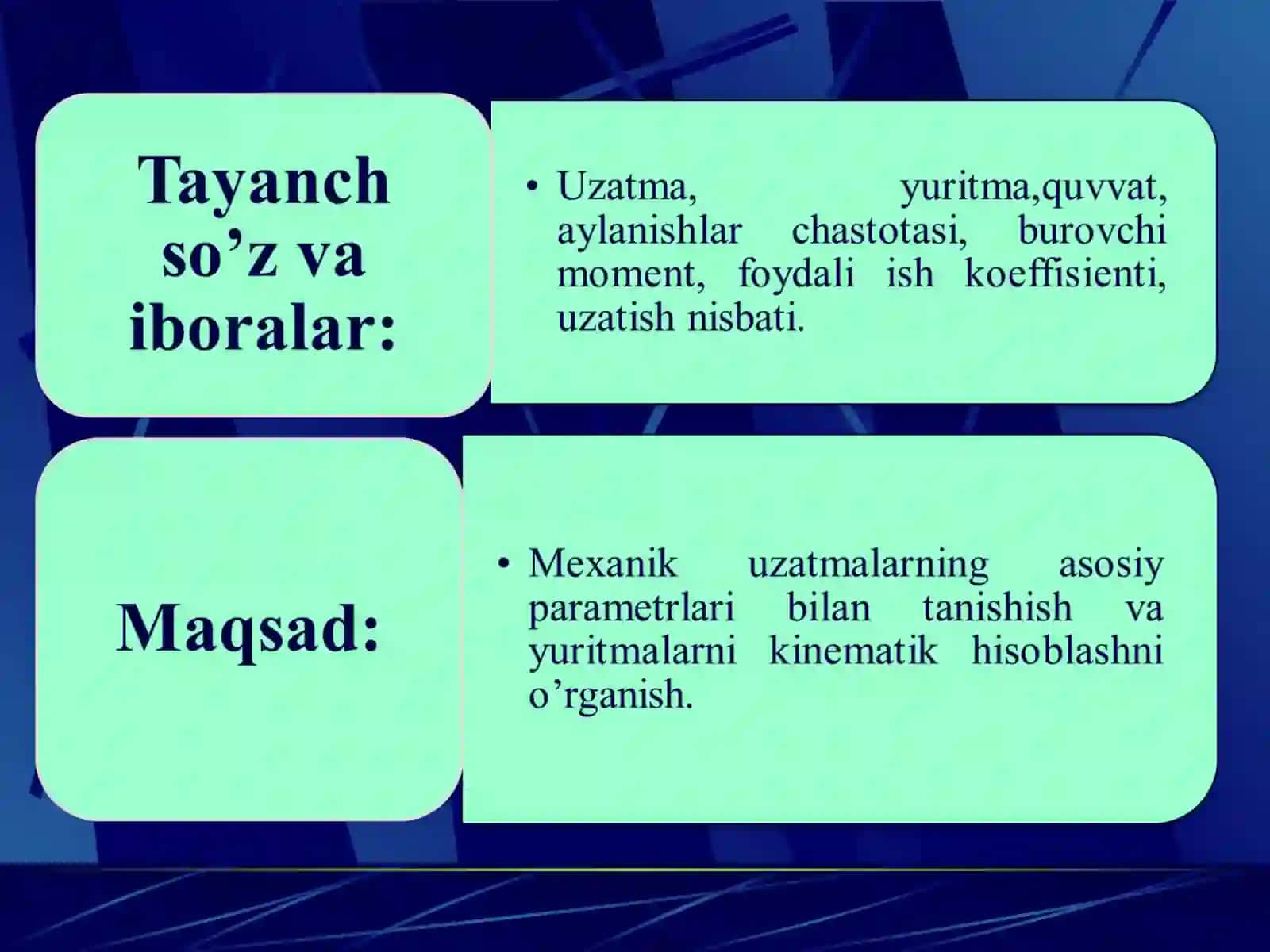 Konussimon tishli uzatmalar 3