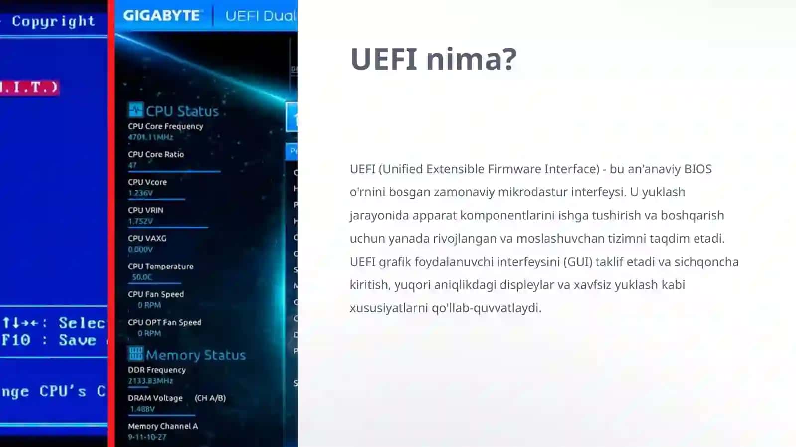 BIOS va UEFI bilan tanishish 3