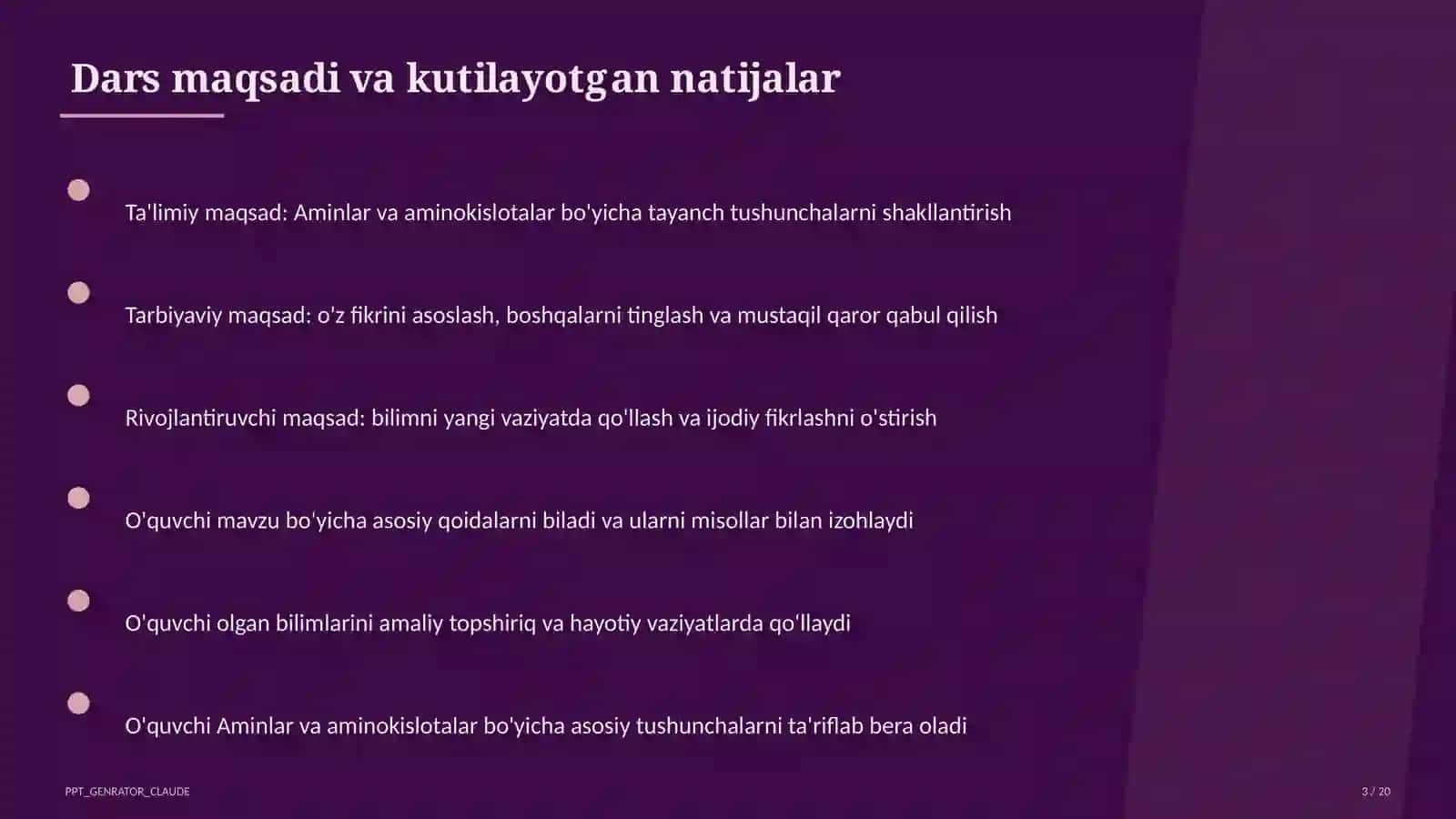 Aminlar va aminokislotalar (11-sinf) 3