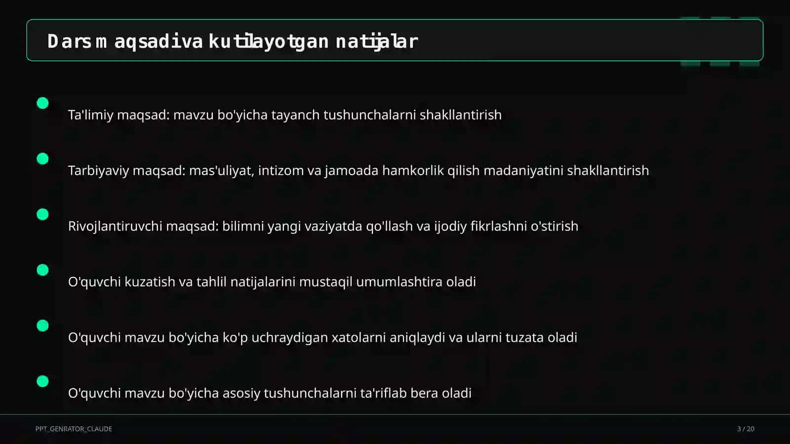 Rus tilida sodda gap va uning bo'laklari (8-sinf) 3