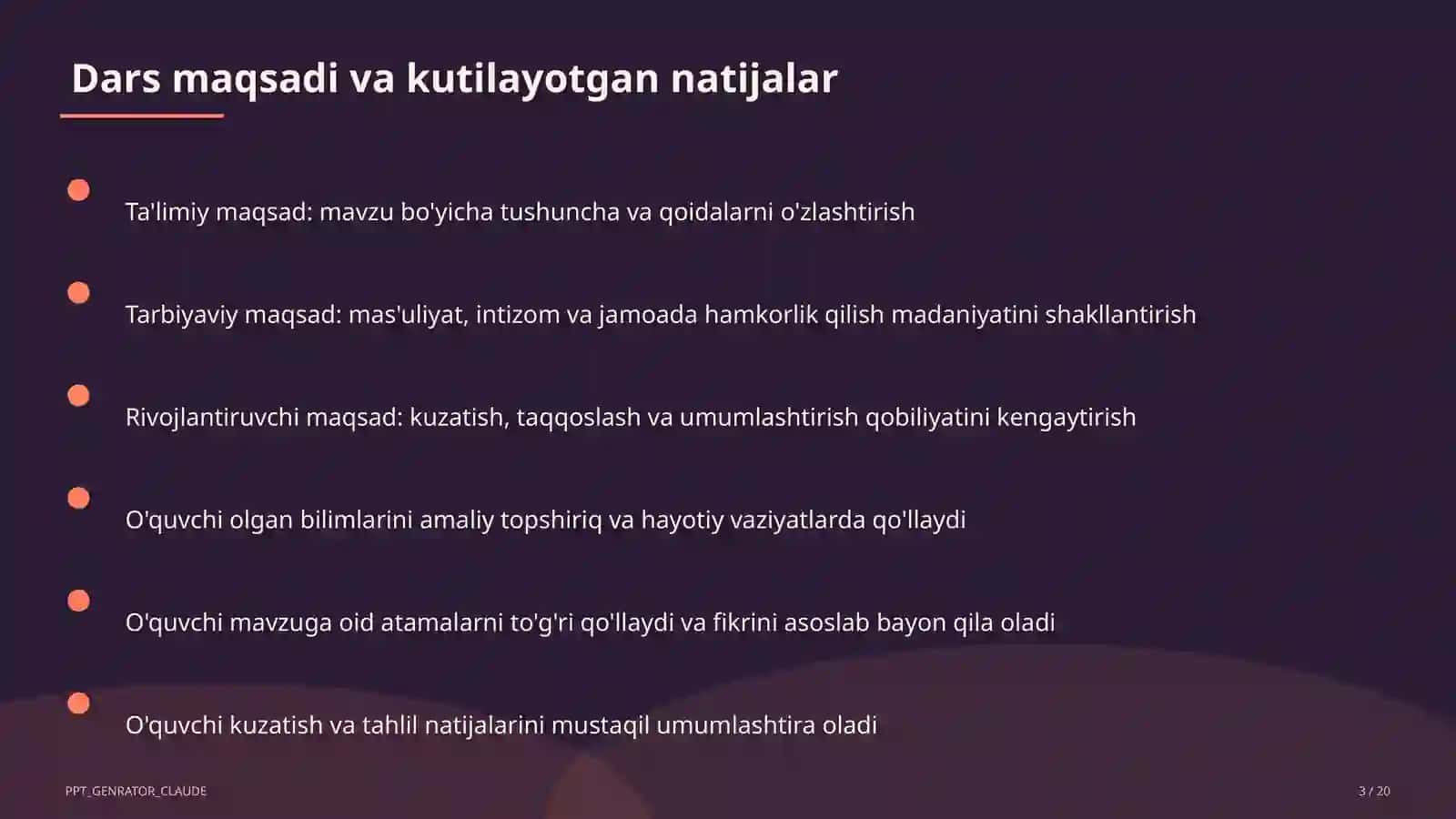 Saf mashqlari va tartib qoidalari (1-sinf) 3
