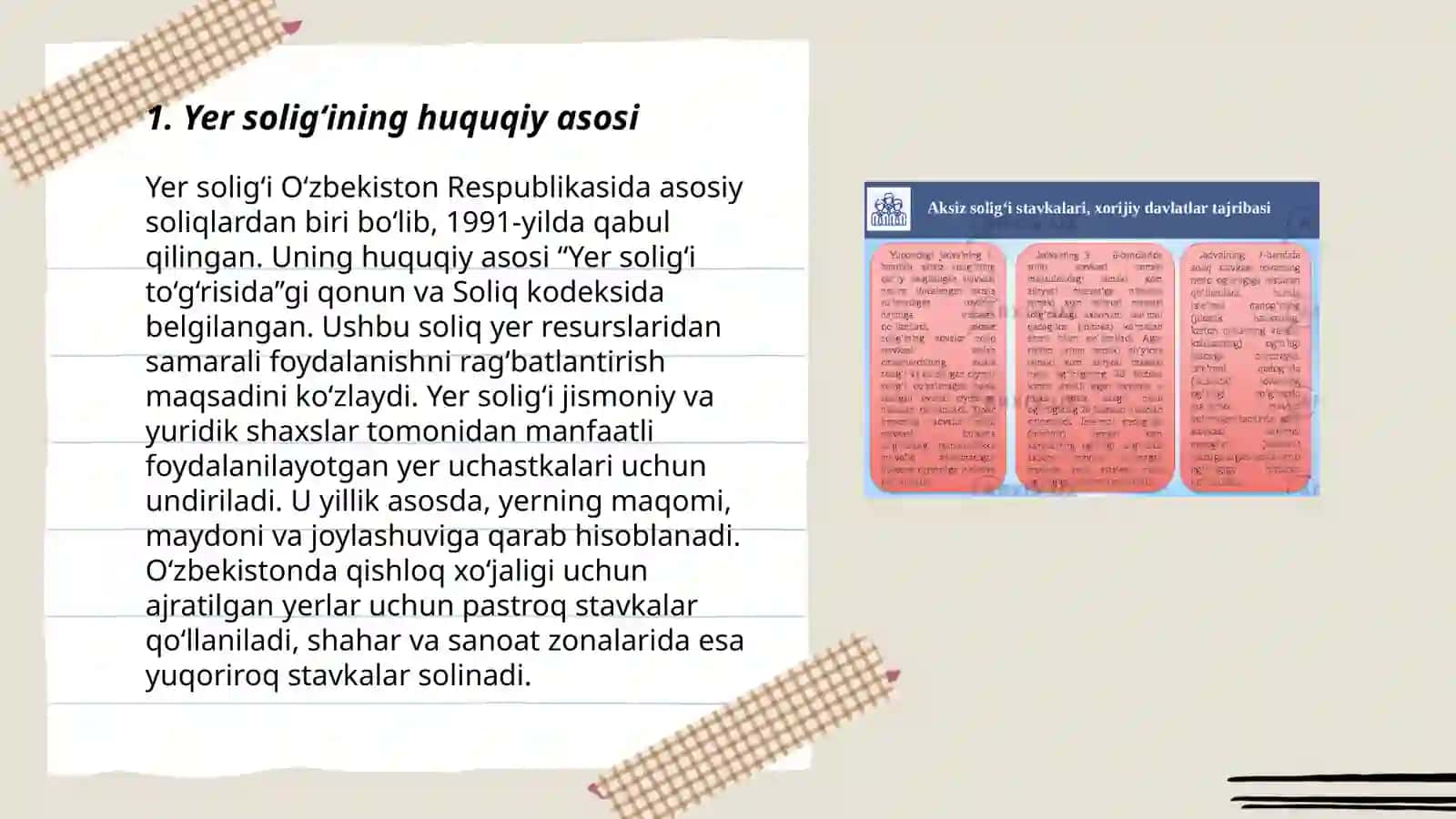 Jismoniy shaxslardan undiriladigan yer solig‘i 3