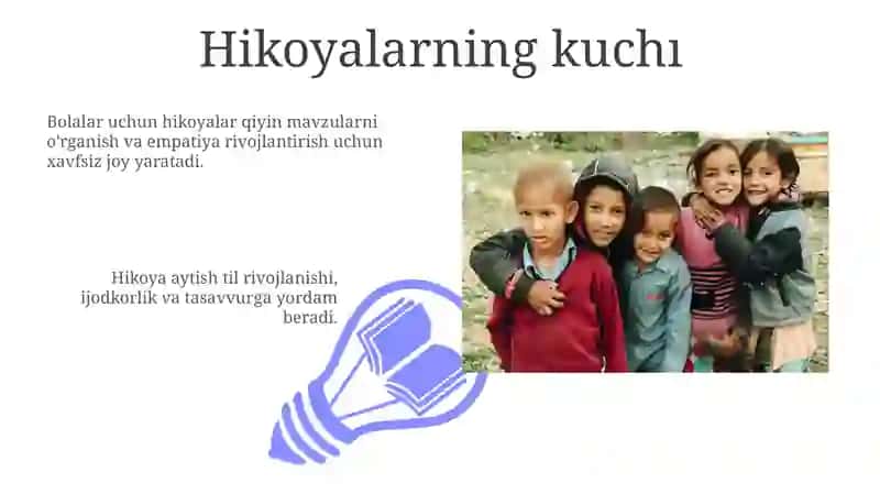 Hikoya Terapiyasining Bolalar uchun qo'llanilishi 3