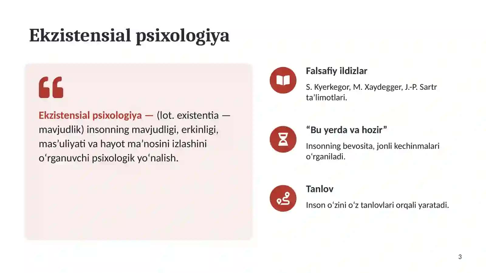 Shaxsning ekzistensial psixologiyasi 3