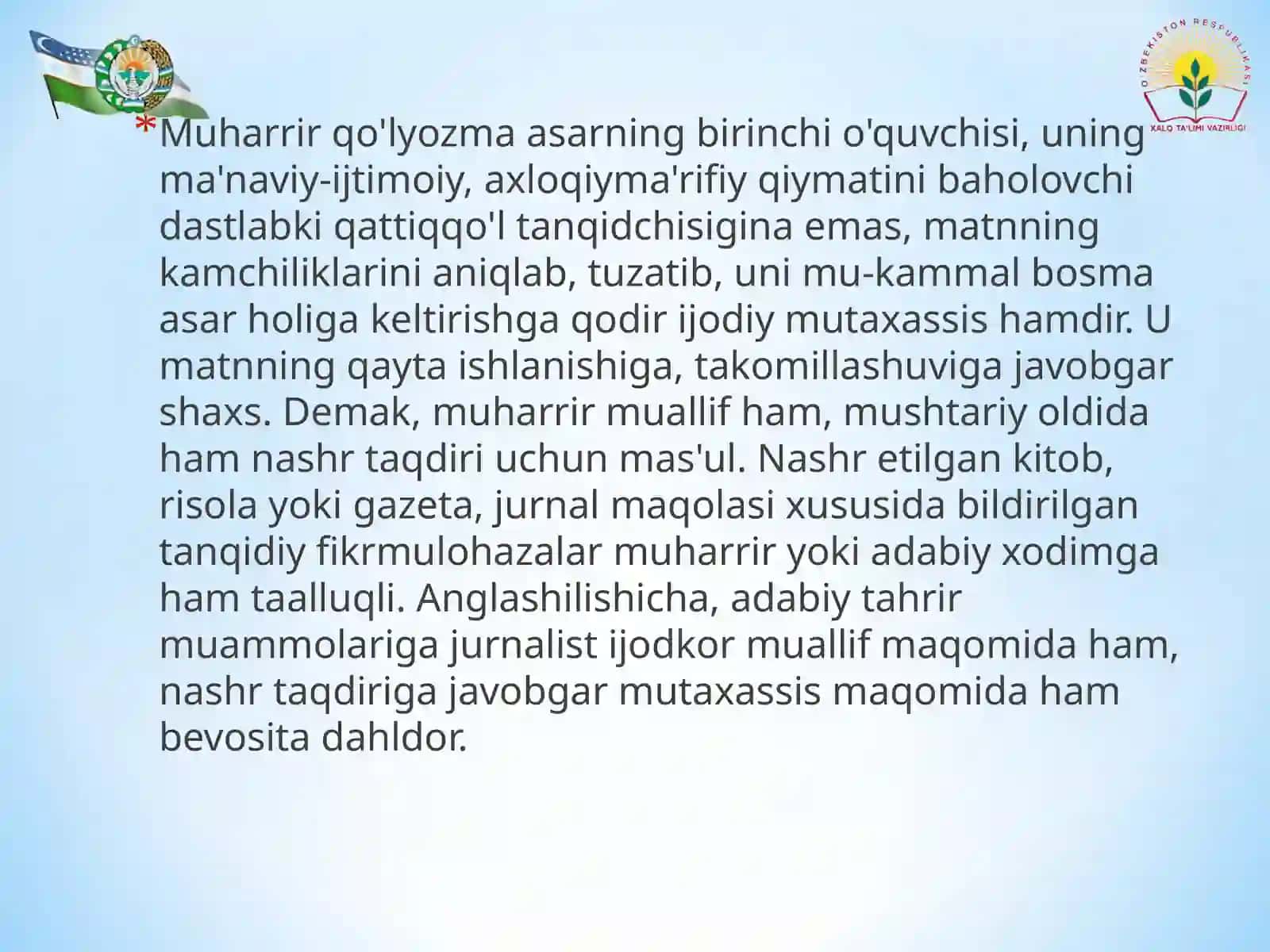 Matn tahriri 3