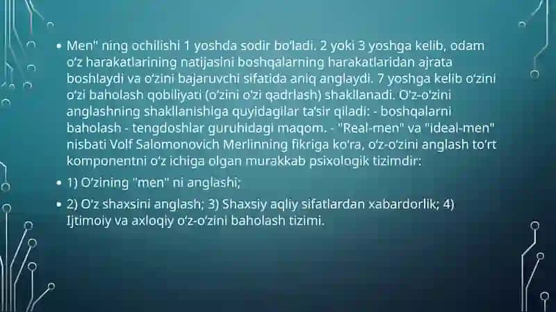 Yoshlarni ijtimoiy-o'zini anglashga tayyorlik nishalantirish 3