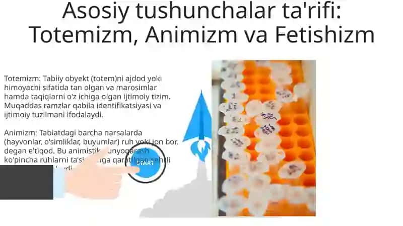 Totemizm, animizm, fetishizm sehr va magiyalarning qiyosiy tahlili 3