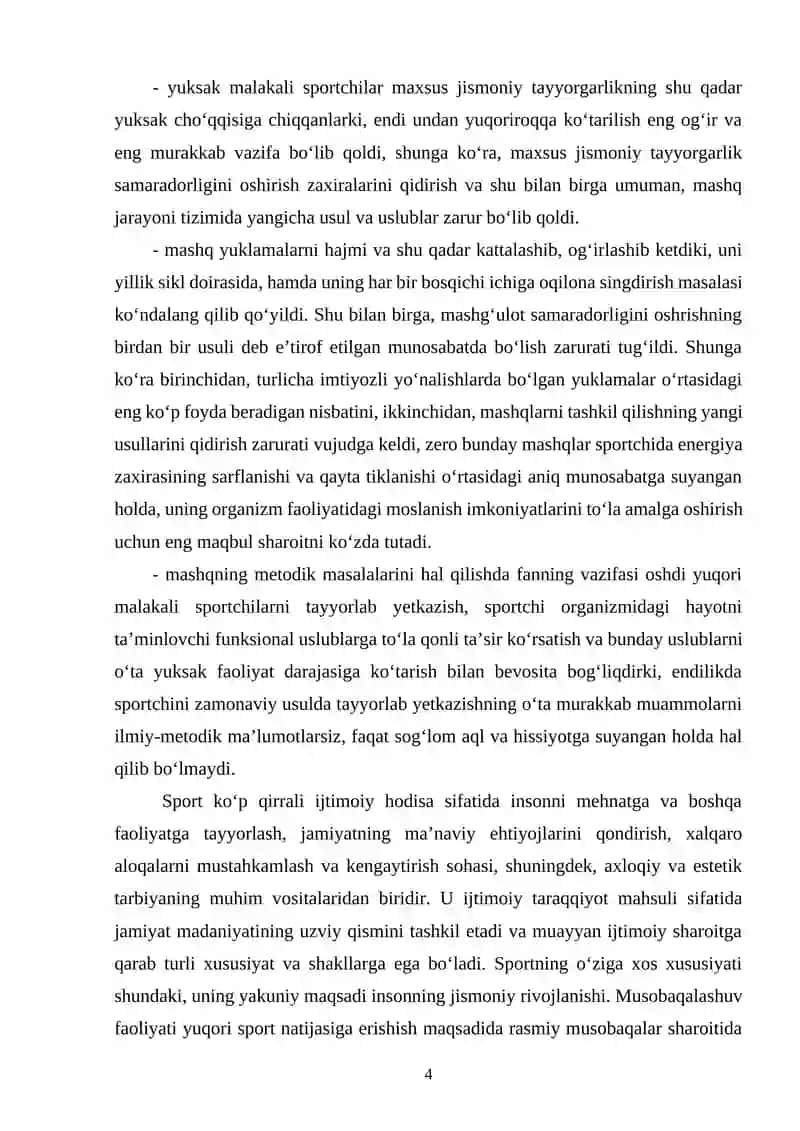 Sportda ko’p  yillik tayyorgarlikning bosqichlarini fiziologik va ruhiy asoslari 3