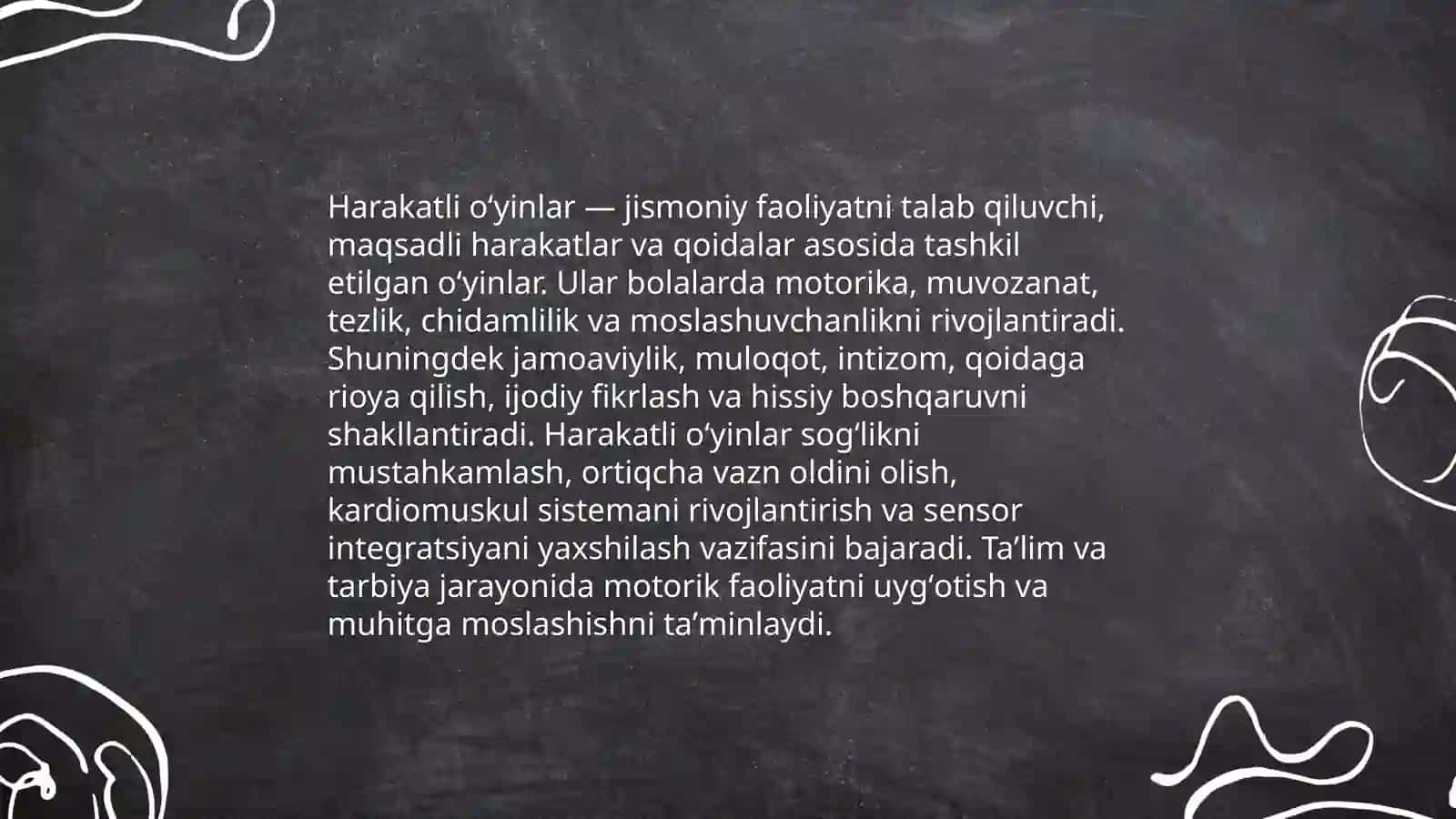 Harakati oʻyinlarni turlari va mazmuni 3
