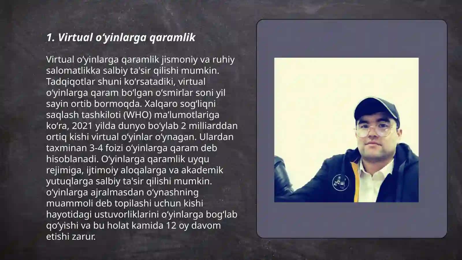 Virtual oʻyinlarning asorati 3