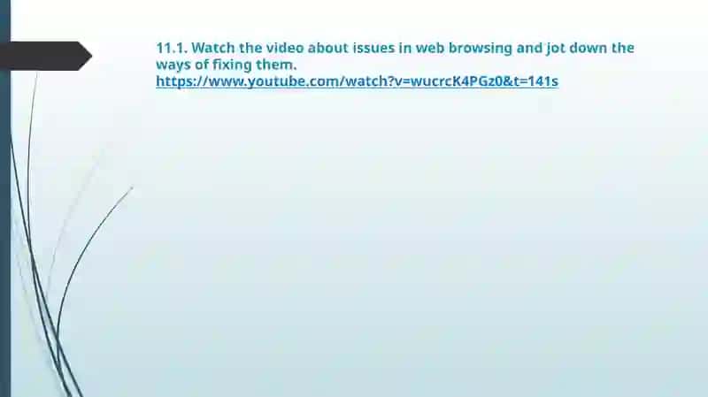 Problems in web browsing 3