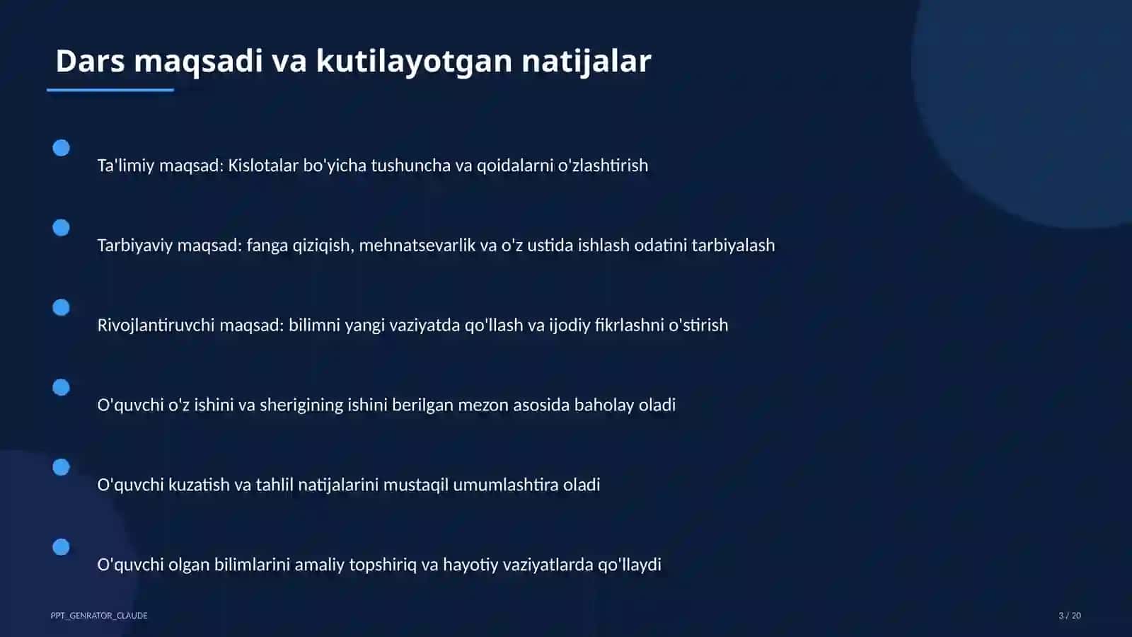 Kislotalar (8-sinf) 3