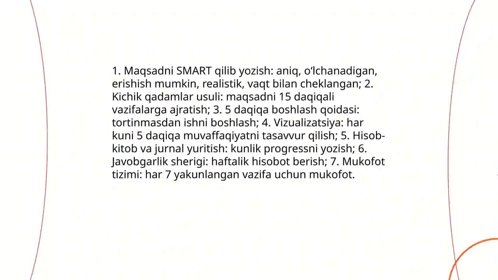 Iroda va irodani mustahkamlovchi psixologik mashg‘ulotlar 3