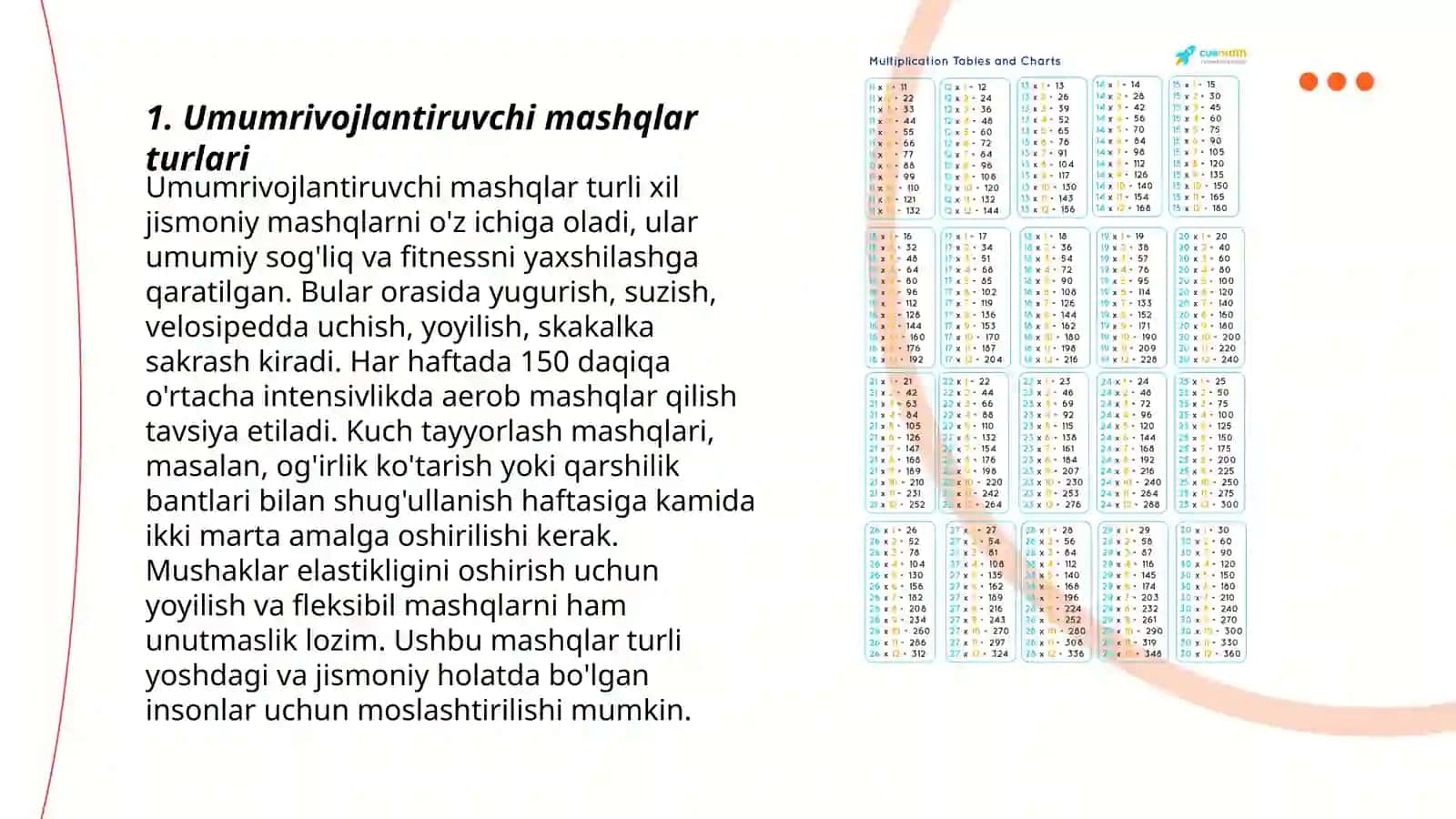 Umumrivojlantiruvchi va maxsus rivojlantiruvchi mashqlarni o‘rgatish metodikasi 3