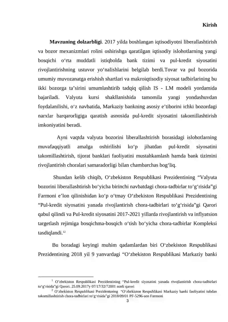 IS-LM-BP modeli va budjet-soliq va davlatning pul-kredit siyosati harakterini aniqlash. 3