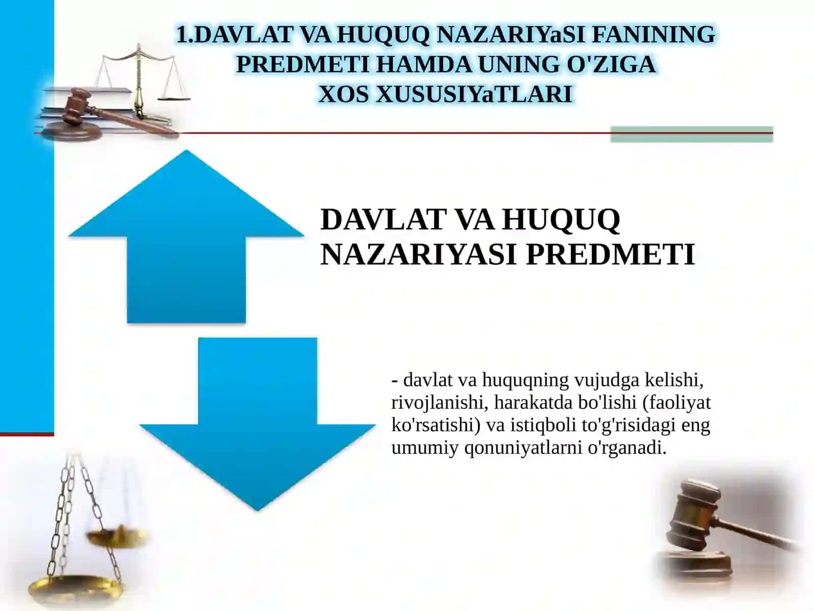 Davlat va huquq nazariyasi g'oi 3