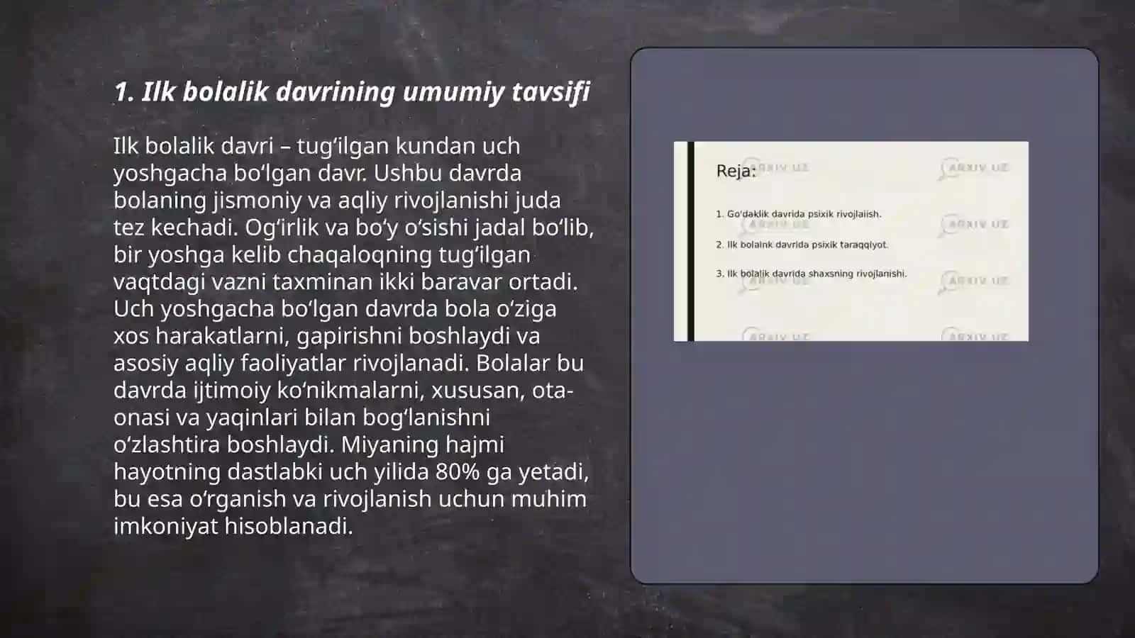 Ilk Bolalaik Davrida Psixologik Xususiyatlar 3
