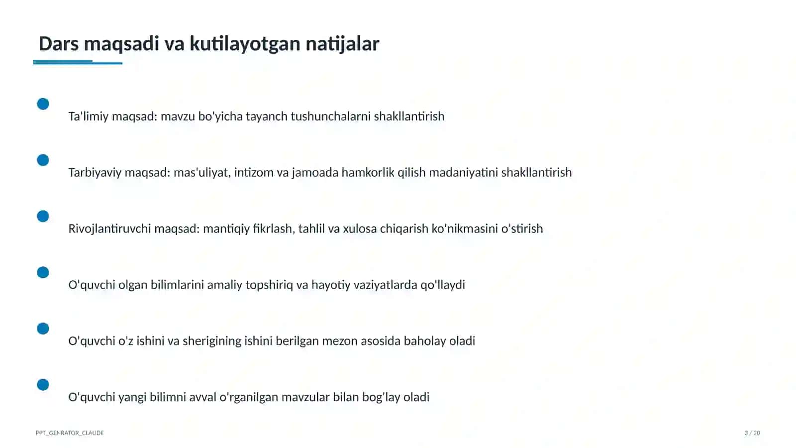 Kombinatorika elementlari: sanash qoidalari 3