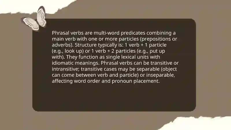 Phrasel verbs 3