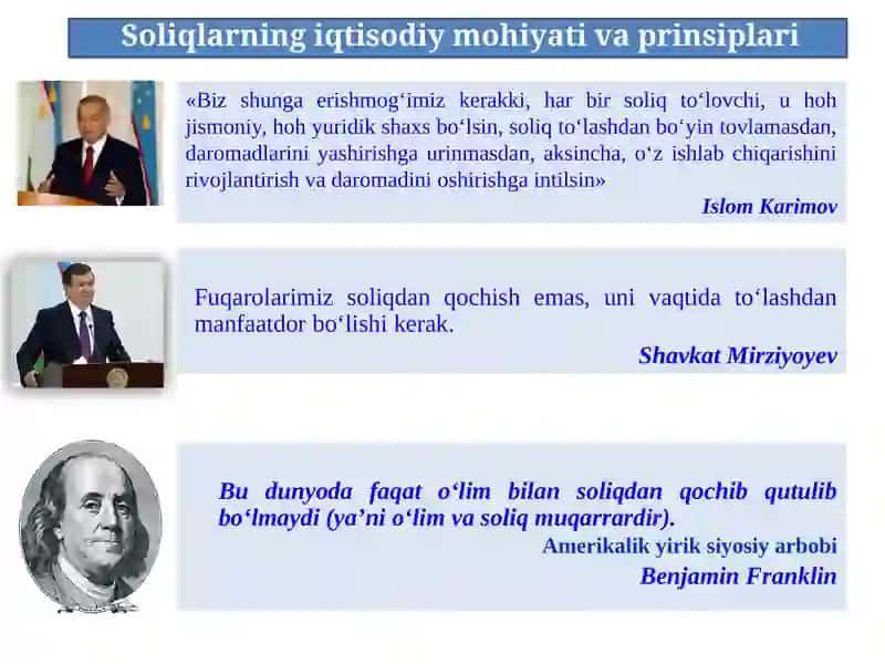 Soliqlarning iqtisodi mohiyati 3