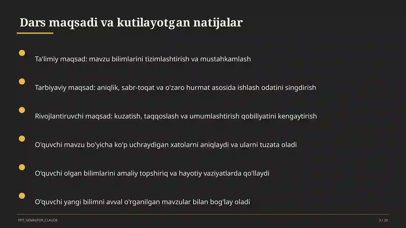 Uy hayvonlari va yovvoyi hayvonlar (1-sinf) 3
