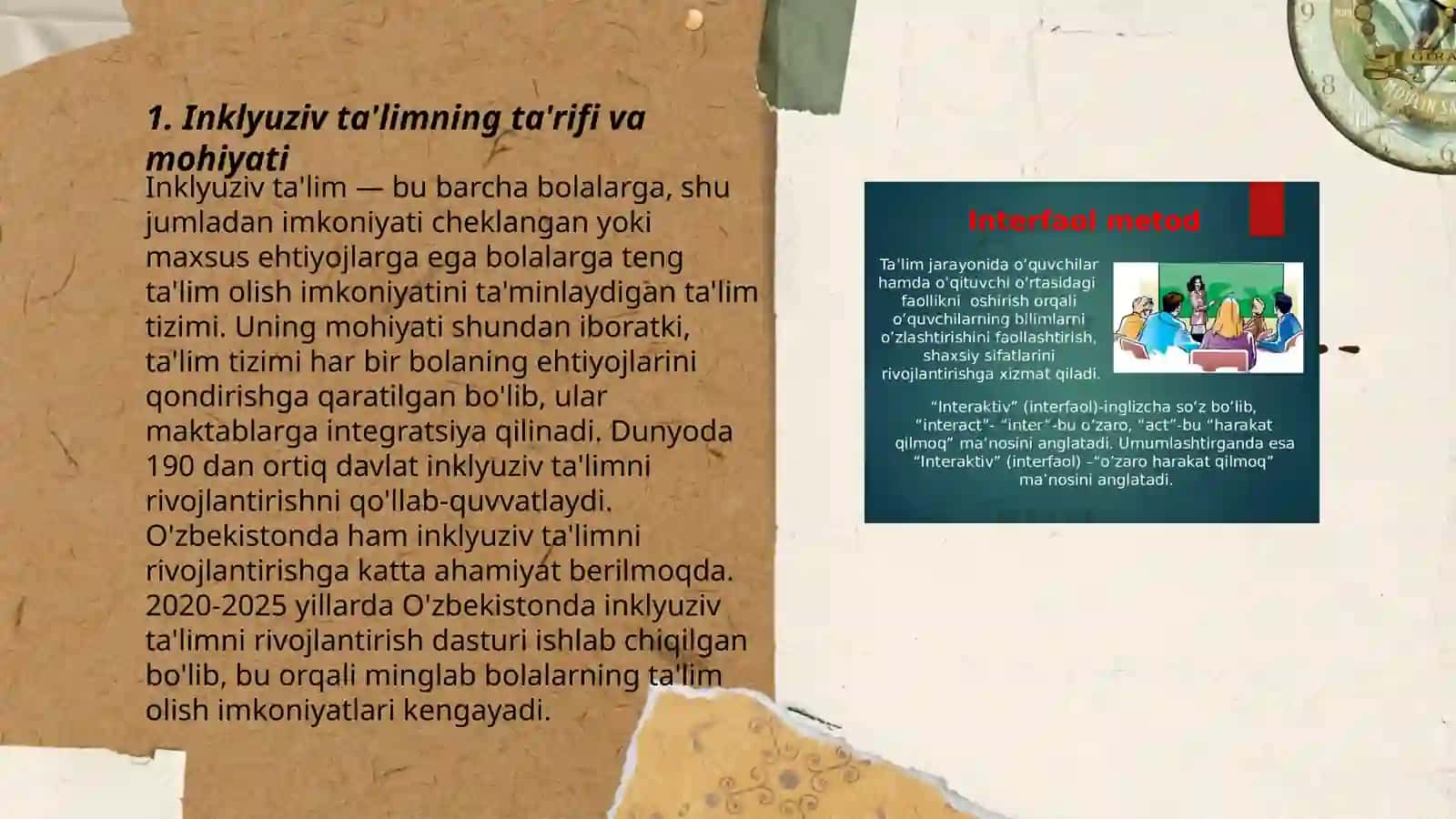 Inklyuziv ta’lim tizimining asosiy tamoyillari va ularning mazmuni 3