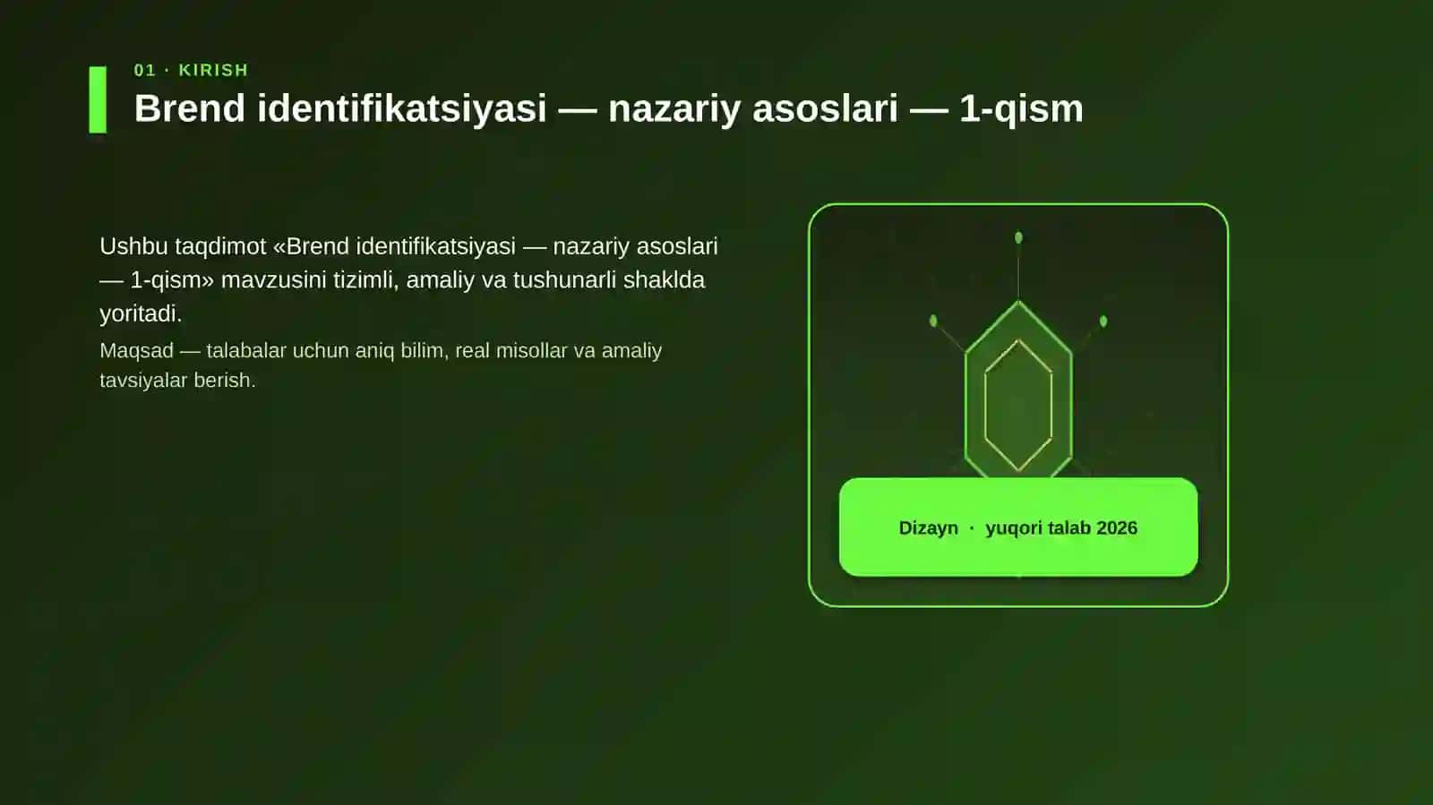 Brend identifikatsiyasi — nazariy asoslari — 1-qism 3