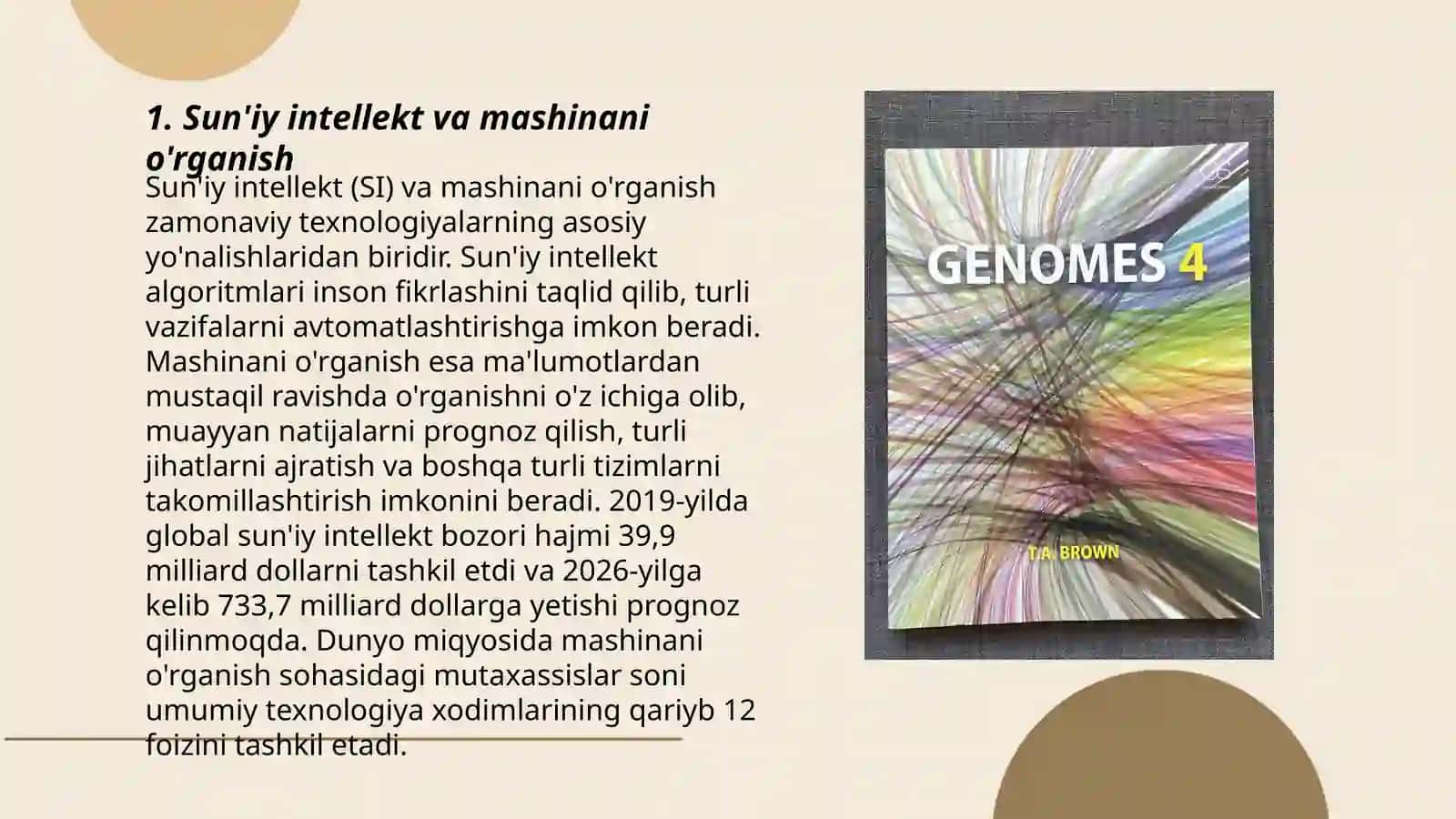 Genlarning anatatsiyalash dasturi 3