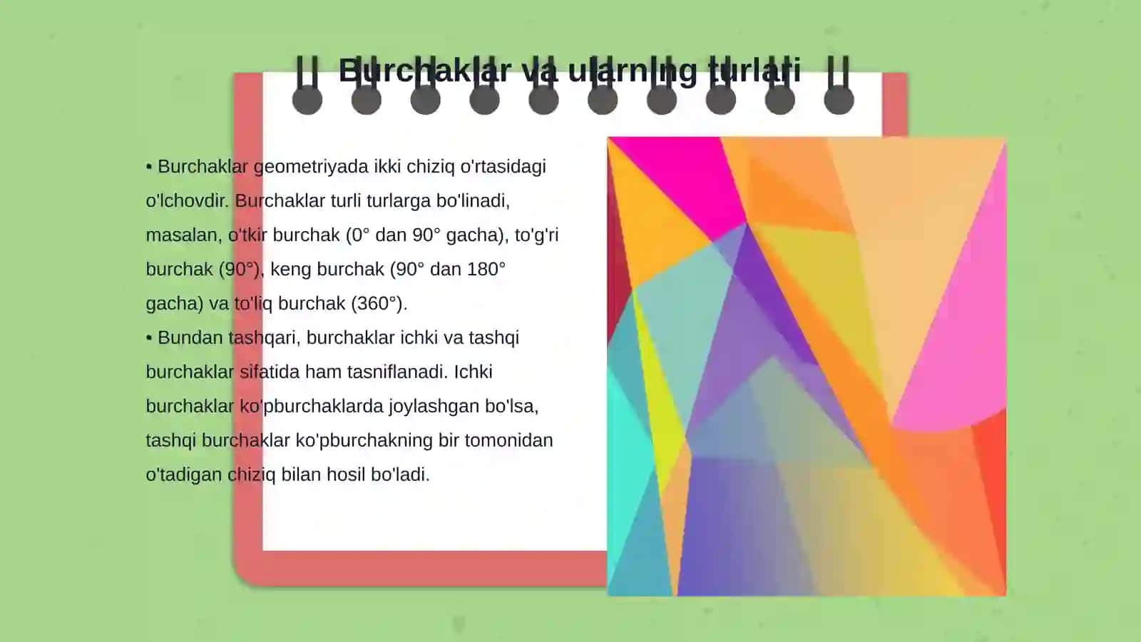 Burchaklar va ularning turlari 3