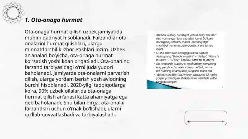 Imom Buxoriy hodisalarida ota ona haqidagi hadislarning pedagogik ahamiyati 3