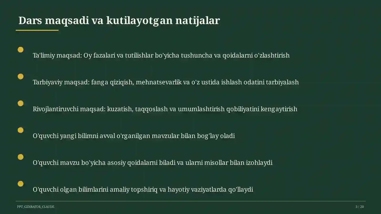 Oy fazalari va tutilishlar (9-sinf) 3