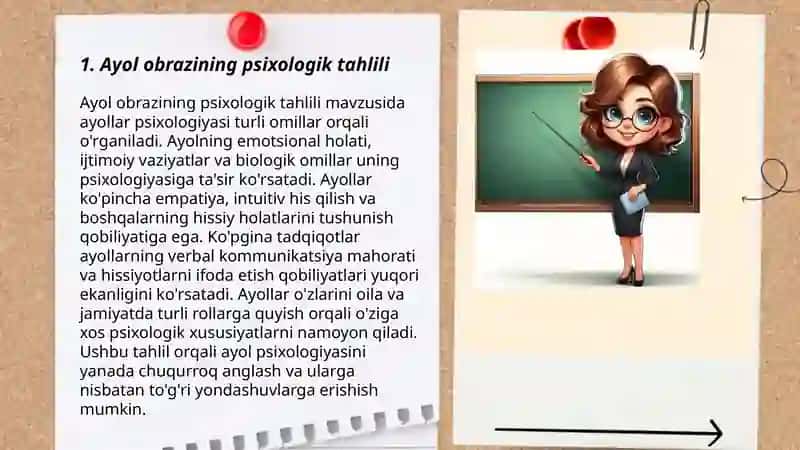 Ayol obrazining psixologik tahlili 3