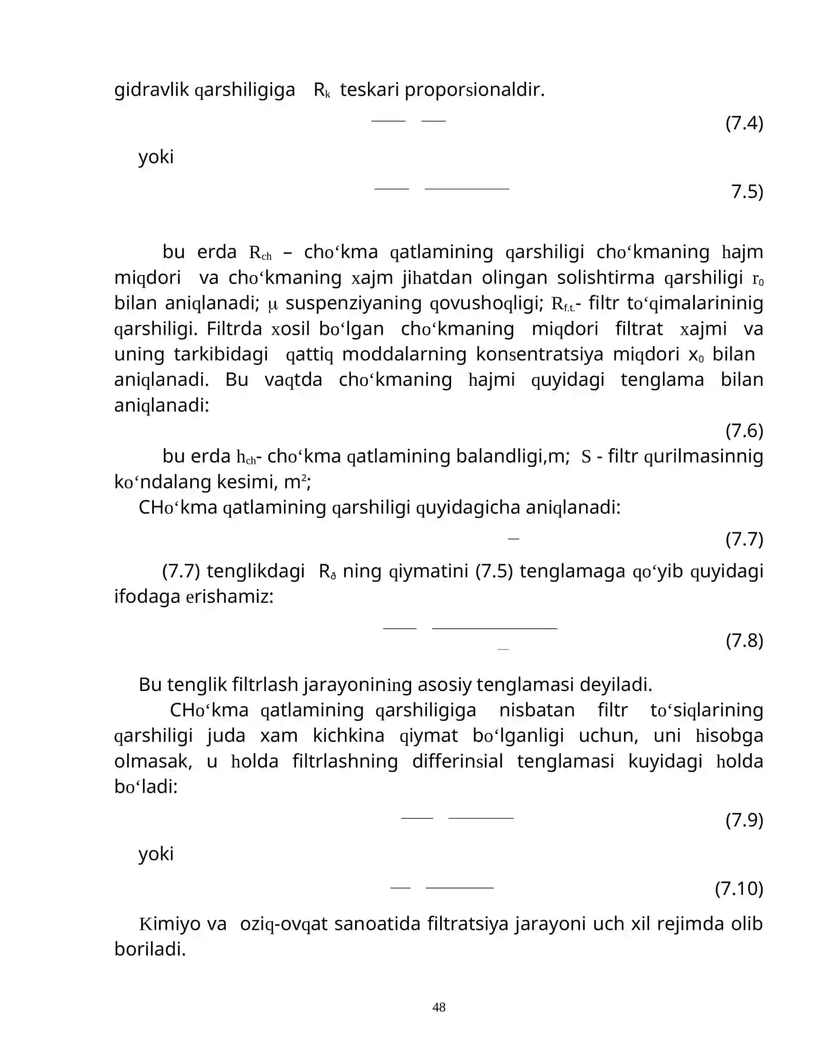 FILTRLASH DOIMIYLIGINI ANIQLASH 3