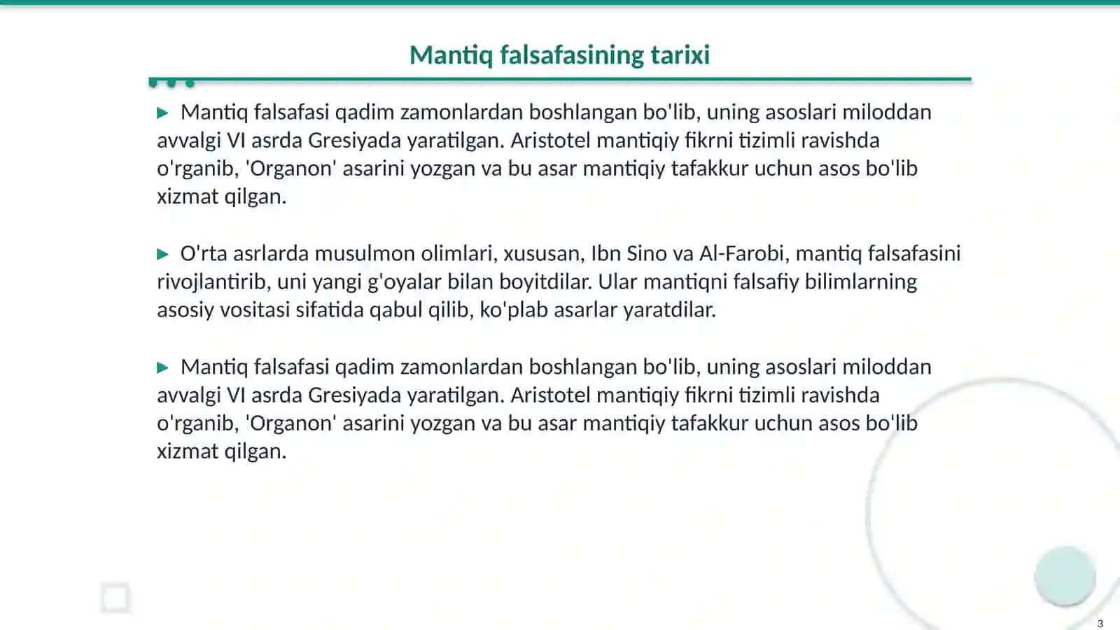 Mantiq falsafasi 3