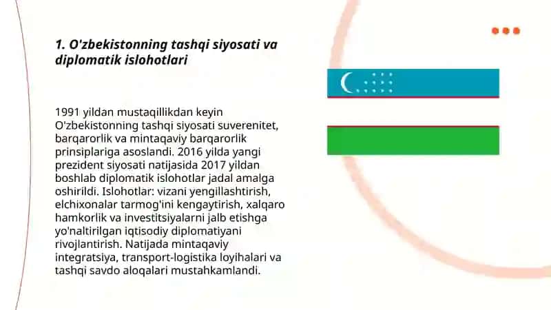 O'ZBEKISTON VA JAHON HAMJAMIYATI 3