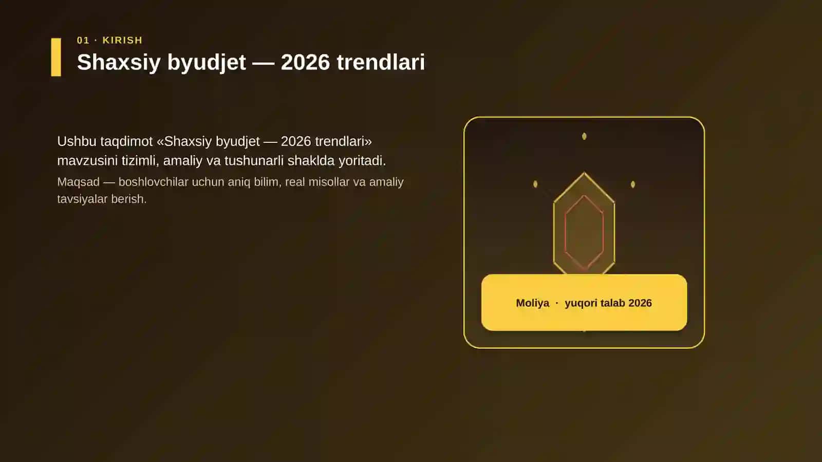 Shaxsiy byudjet — 2026 trendlari 3