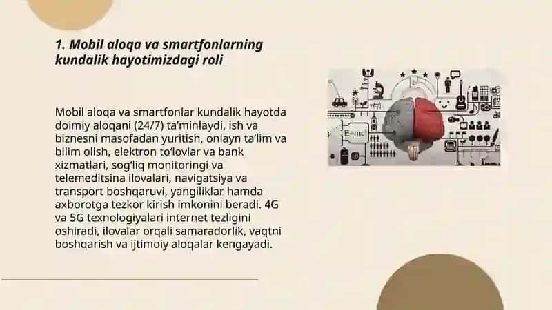 Mobil aloqa va smartfonlarning kundalik hayotimizdagi roli 3