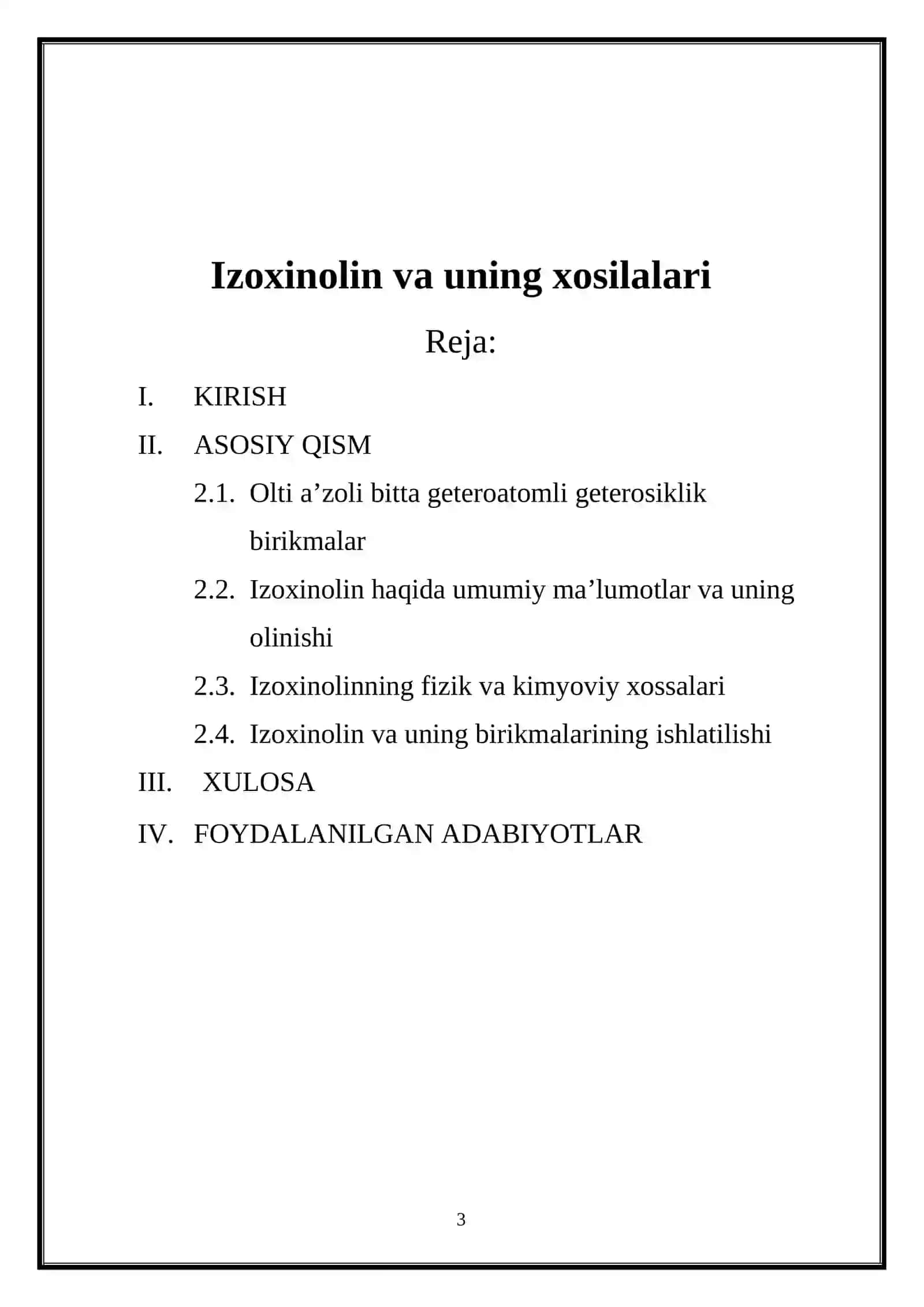 IZOXINOLIN VA UNING XOSILALARI 3