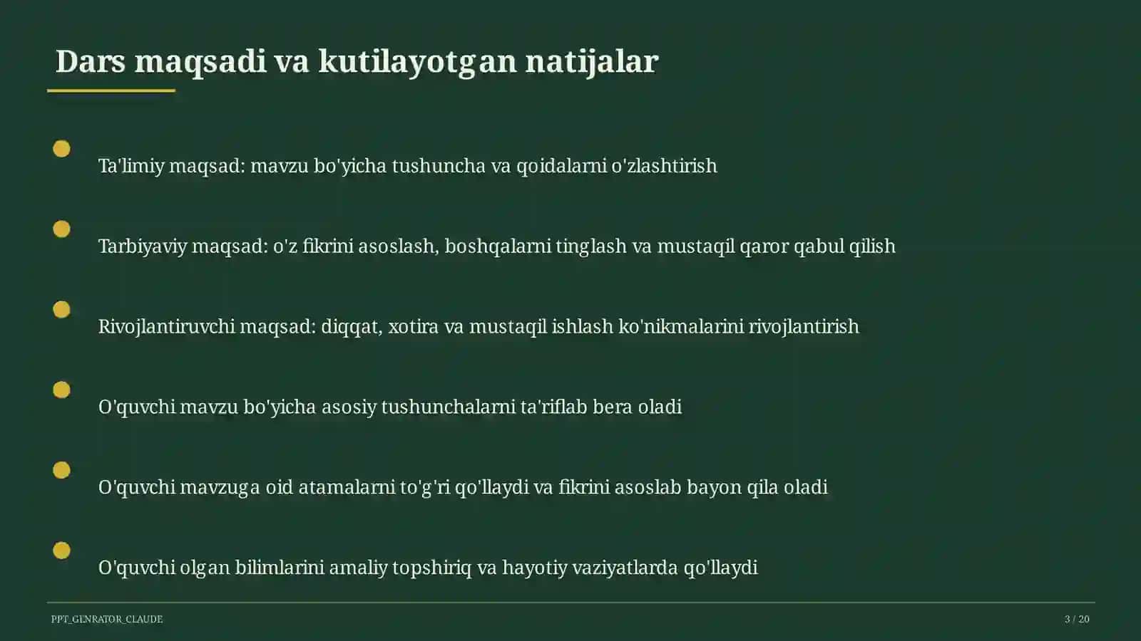 Shaxsiy byudjet va moliyaviy savodxonlik (10-sinf) 3