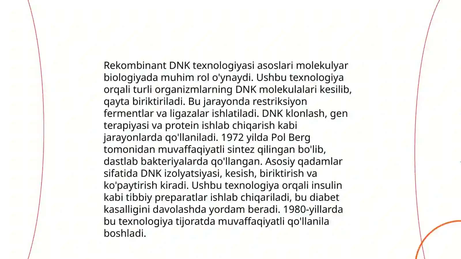 Tibbiyotda DNK rekombinantlarni qo'llanilishi 3