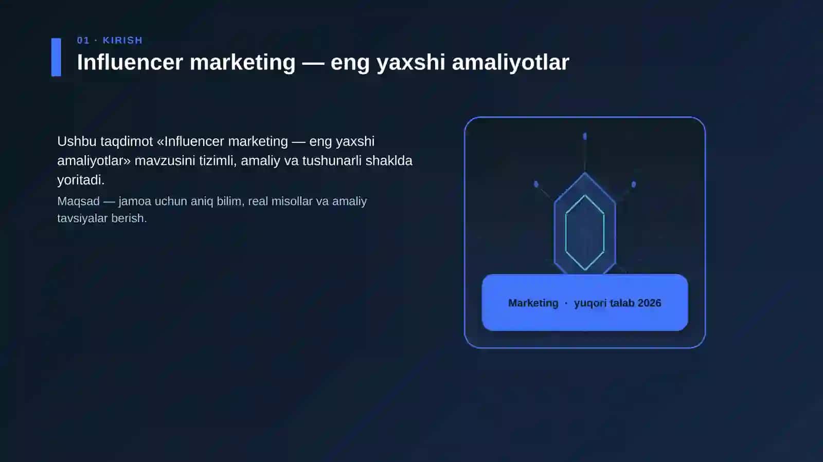 Influencer marketing — eng yaxshi amaliyotlar 3