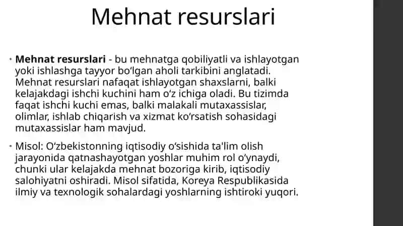 Mehnatresurslari va mehnat potensiali 3