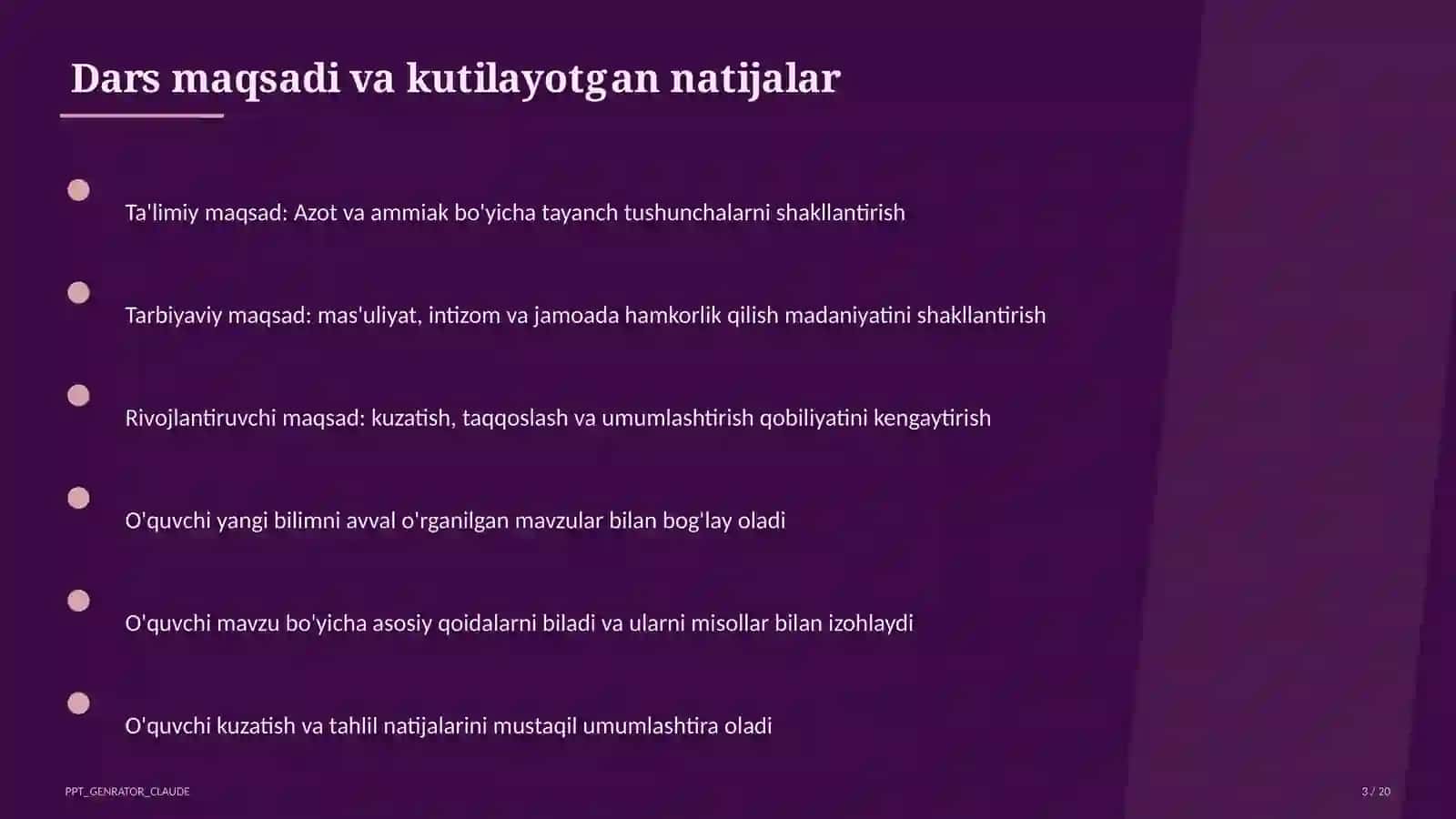 Azot va ammiak (9-sinf) 3