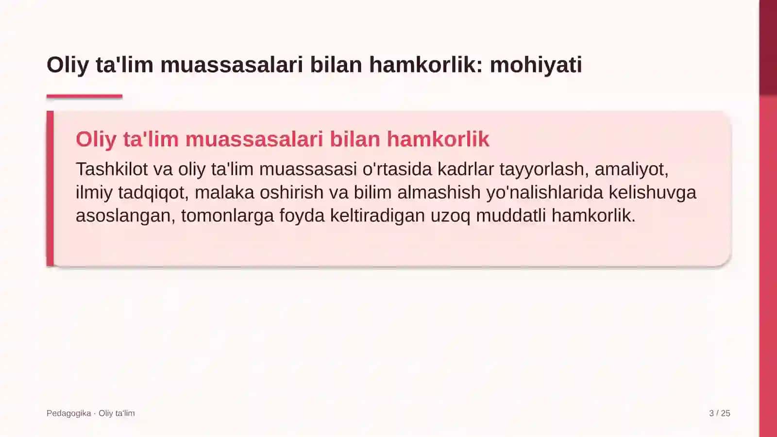 geodeziya va kartografiyada oliy ta'lim muassasalari bilan hamkorlik 5679 3